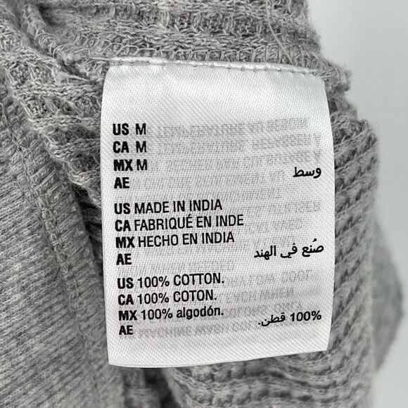 Style & Co Ribbed Knit Jogger Pants Drawstring Women Medium Light Grey Heather - Picture 4 of 5